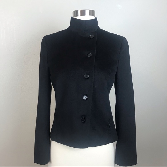 Akris Punto Jackets & Blazers - Akris Punto Black Wool Angora Cashmere Jacket